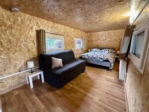 La chambre de la cabane chasseur