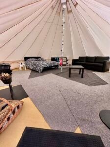 Tente meublée au Grand'air