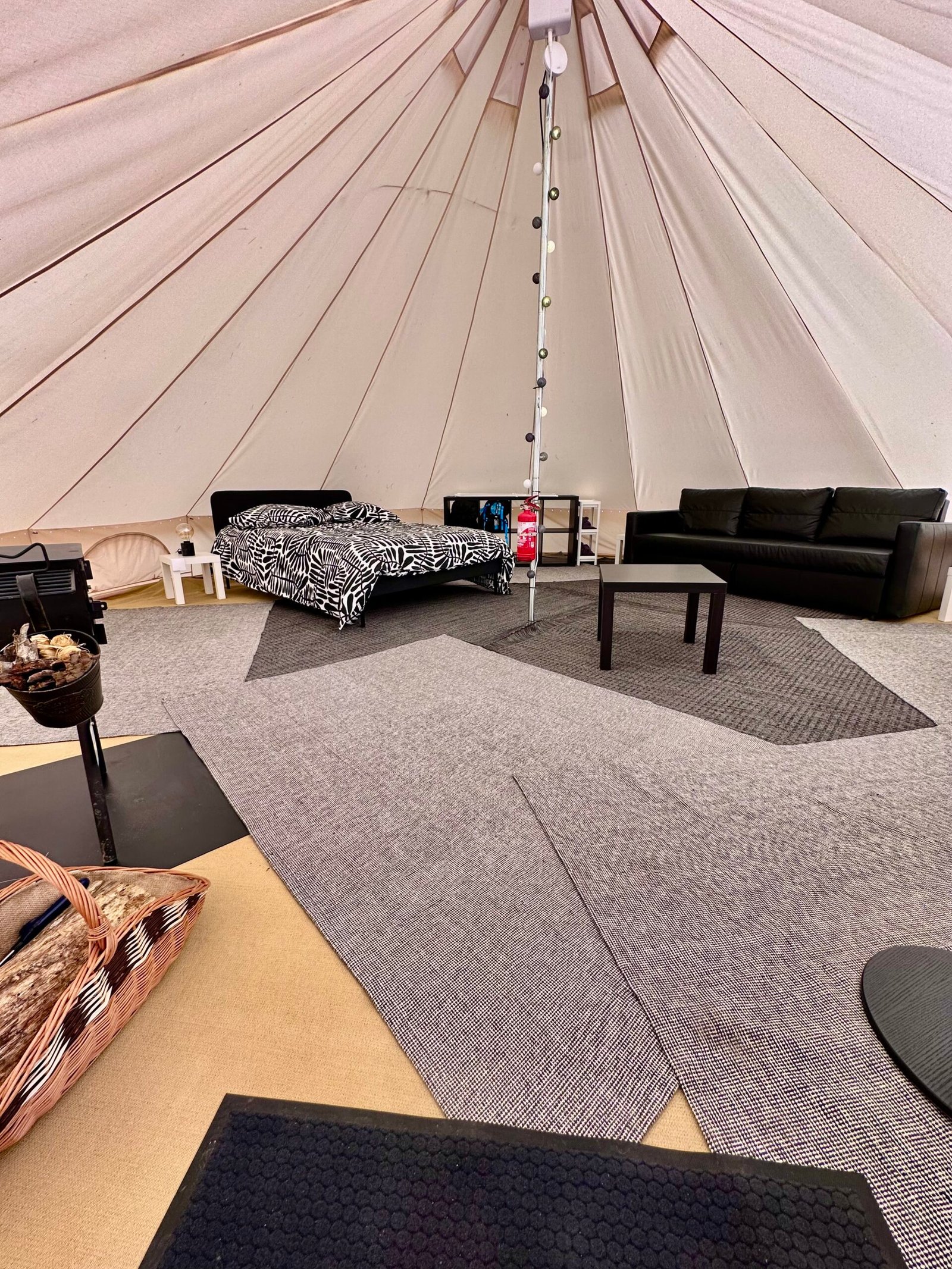 Tente meublée au Grand'air